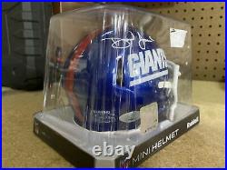 Daniel Jones Autographed Mini Helmet with JSA COA New York Giants