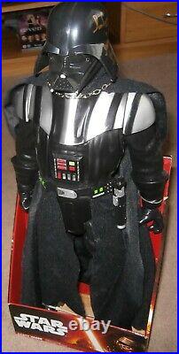 Darth Vader Jakks Large figure hand signed by Dave Prowse with COA Boxed