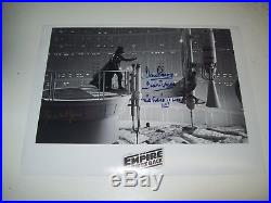 Dave David Prowse James Earl Jones autograph Star Wars photo with COA