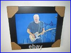 David Gilmour Hand Signed Photograph (8x10) Framed With CoA