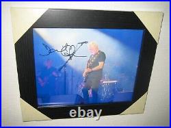 David Gilmour Hand Signed Photograph (8x10) Framed With CoA