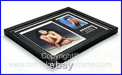 Demi Moore Hand Signed Striptease Movie Photo Handmade Wooden Display with COA