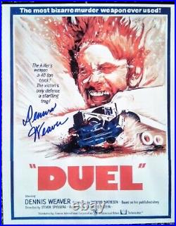 Dennis Weaver in the movie Duel AUTOGRAPHED Signed 8x10 Color Photo with COA