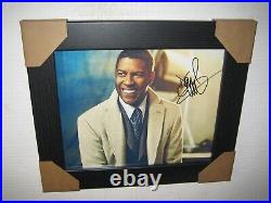 Denzel Washington Hand Signed Photograph (8x10) Framed With CoA