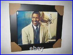 Denzel Washington Hand Signed Photograph (8x10) Framed With CoA