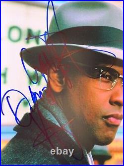 Denzel Washington Signed Autographed Malcolm X 11x14 Photo with PSA/DNA COA