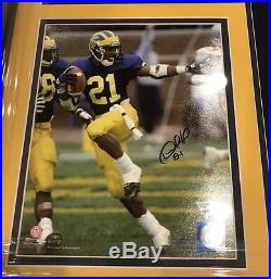 Desmond Howard Framed Jersey Signed with COA Autographed Michigan Heisman