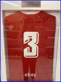 Dillon Lewis Wales Rugby Signed Shirt Six Nations 2023 FRAMED WITH COA