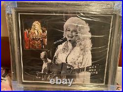 Dolly Parton Signed 10x8 Photo Display With Coa