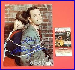 Don Adams And Barbara Feldon Dual Signed Get Smart 8x10 Color Photo With Jsa Coa