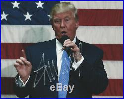 Donald Trump Authentic Hand Signed Photo with COA