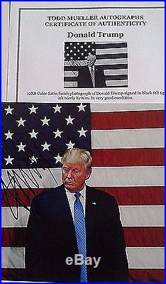 Donald Trump Authentic Signed 8 X 10 Photo Signed With Coa