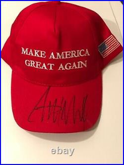 Donald Trump Signed Make America Great Again Hat With COA & PROOF