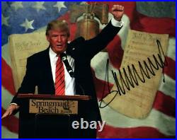 Donald Trump signed 8x10 Picture Photo autographed with COA