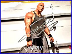 Dwayne Johnson The ROCK Signed 7x5 inch Authentic Original Autograph with COA