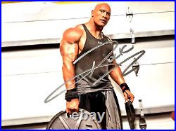 Dwayne Johnson The ROCK Signed 7x5 inch Authentic Original Autograph with COA