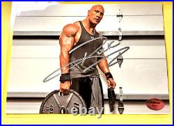 Dwayne Johnson The ROCK Signed 7x5 inch Authentic Original Autograph with COA