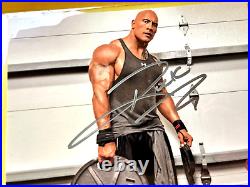 Dwayne Johnson The ROCK Signed 7x5 inch Authentic Original Autograph with COA