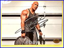 Dwayne Johnson The ROCK Signed 7x5 inch Authentic Original Autograph with COA