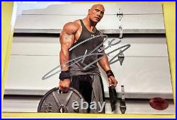 Dwayne Johnson The ROCK Signed 7x5 inch Authentic Original Autograph with COA