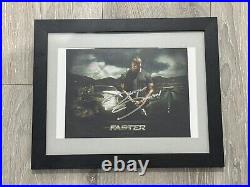 Dwayne Johnson The Rock Signed Picture With Coa From The Movie FASTER