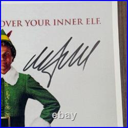 ELF MOVIE POSTER 11x17 SIGNED & AUTHENTICATED with COA