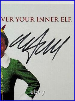 ELF MOVIE POSTER 11x17 SIGNED & AUTHENTICATED with COA