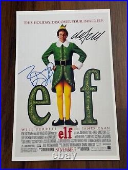 ELF Signed Movie Poster 11x17 with COA Authentic Memorabilia