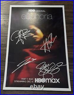 EUPHORIA Signed Movie Poster 11x17 with COA Authentic Memorabilia