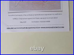 EXTREMELY EXTREMELY RARE Elvis Hand-Signed Autograph WITH COA