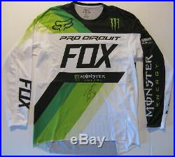 Eli Tomac Supercross, Motocross, signed, autographed Monster jersey, COA with proof
