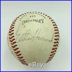 Elston Howard Signed Autographed Baseball With JSA COA