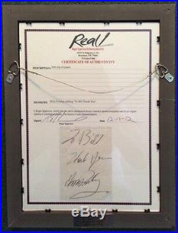 Elvis Presley Authentic Autograph Beautiful with COA