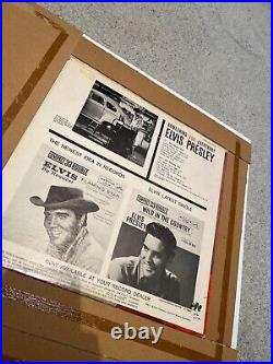 Elvis Presley Hand Signed Album With Vinyl & COA 50x70cm Frame Extremely Rare