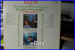 Elvis Presley Original Autograph Signed Christmas Record Album With Coa Excellen