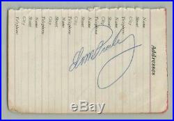 Elvis Presley Signed Cut Late 1950s Autograph with JSA Full Letter LOA/COA