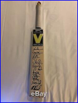 England Cricket World Cup Winners 2019 Signed Cricket Bat With Proof AFTAL COA
