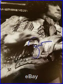 Eric Clapton Hand Signed Photo With Autographed 3x5 Card With COA