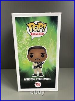 Ernie Hudson Signed Winston Ghostbusters Funko With Character Name With COA