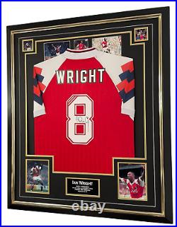 FRAMED 1993 AN WRIGHT Signed Shirt Autographed Jersey with COA