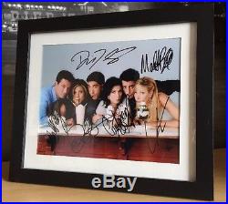 FREINDS Cast Hand Signed Photo 10x8 FRAMED With Certificate Of Authenticity COA