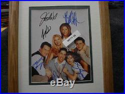 FRIENDS CAST SIGNED 8X10 PHOTO BY all 6 cast members AUTOGRAPHED with COA