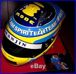 Fernando Alonso 2005 Hand Signed Full Scale team Spirit Replica Helmet with COA