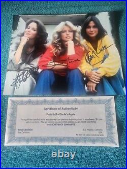 Film Memorabilia Original series 1 Charlie's Angels, signed photo 10x8 with coa