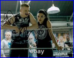 Florence Pugh Jack Lowden Signed 10X8 Photo Fighting with My Family COA (5238)