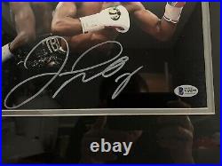 Floyd Mayweather Hand Signed, Framed Boxing Photo With Beckett Coa