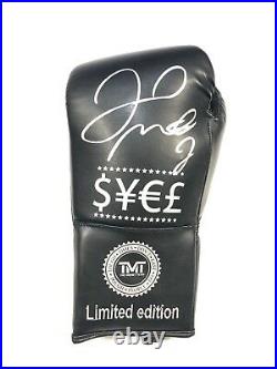 Floyd Mayweather Signed Boxing GLOVE With Proof AFTAL COA (A)