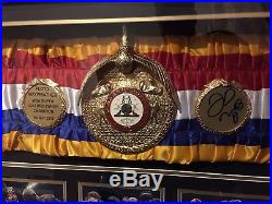 Floyd Mayweather Signed WBA Belt Framed with COA
