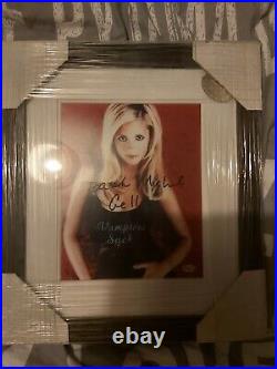 Framed Authentic Autographed Photo Of Sarah Michelle Gellar With COA