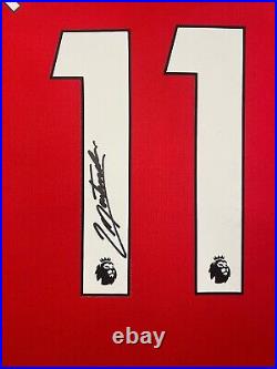 Framed Gabriel Martinelli Signed Shirt Autographed Jersey with COA